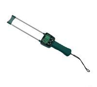 Aetluxery Portable Digital Grain Moisture Meter with LCD Backlight, Voice Prompt and High Accuracy Carbon Steel Probe, 10-40% Range, 0.% Resolution, ±0.5%