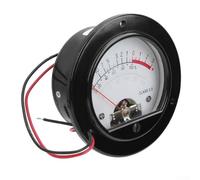 Aetluxery Retro VU Meter with Sensitive Pointer and Round Dial, Backlit Audio Level Testing Device for Recording Studio, Mixer, Home Audio, ABS Material Panel Meter with