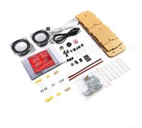 Aetluxery Speaker DIY Kit with Stereo Audio Circuit Board, MH-M18BT Module, 3W Speaker and Transparent Casing, USB Powered 5V 2A, Electronic Welding Practice(B)