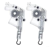 Aetluxery Venetian Blinds Tilt Mechanism, Window Blind Hardware Replacement,2 Pack, D Shaped Gear Connector, for Blinds, Blind Control Rod Repair Kit