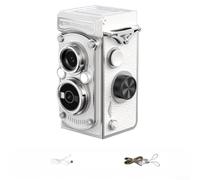 Aetluxery Vintage Style Retro CCD Digital Camera Robust ABS, Portable Size, High-Definition Video Capture For Campus Diaries, Student Vlogs Everyday Recording(White)
