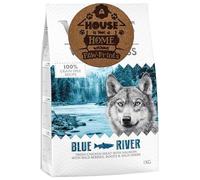 AETN Creations Blue River Protein-Rich Chicken & Salmon Dry Dog Food 1kg - Grain-Free Formula with Wild Berries - Includes Exclusive AETN Dog Quote Coaster