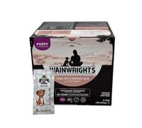 AETN Creations Bundle of Wet Puppy Food 16x150g Tuna with Brown Rice and Vegetables, plus AETN Jerky Treat, Complete Balanced Food for Growing Puppies