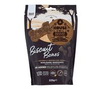 AETN Creations Grain Free Turkey with Rice Biscuit Bones Dog Treats 225g - Hypoallergenic Recipe for Adult Dogs with AETN Exclusive Coaster