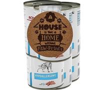 AETN Creations Hypoallergenic Wet Dog Food in Loaf - 6 x 400g Cans - Gently Cooked, Sensitive Recipe for Adult Dogs with AETN Exclusive Coaster