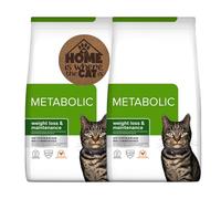 AETN Creations Metabolic Weight Management Dry Cat Food 2 x 1.5kg - Weight Loss & Maintenance Formula for Adult Cats with AETN Exclusive Cat Coaster