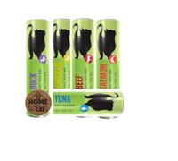 AETN Creations Mixed Freeze-Dried Cat Treats Selection, 5 Varieties - Chicken, Duck, Beef, Tuna, Salmon, 100% Pure Meat & Fish - Includes Exclusive AETN Cat Coaster