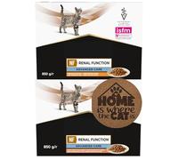 AETN Creations NF Renal Function Advanced Care Bundle - 10 x Chicken + 10 x Salmon 850g Wet Cat Food for Kidney Health with Exclusive AETN Cat Quote Coasters
