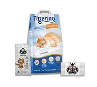 AETN Creations Tigerino Nuggies (Ultra) Cat Litter Bundle - Sensitive 14L + AETN Cat Treat