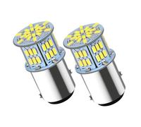 AETPI 2 Pack 1157 BAY15D P21/5W LED Brake Light Bulbs,12V-24V 6000K White Super Bright 3014 54 SMD Replacement for 1157 Rear Stop Light Tail Position Bulbs