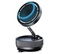 AETPI Upgraded Vacuum Magnetic Phone Holder for Car,360° Rotatable Car Suction Phone Mount Foldable Adjustable for Portable Strong Magnet Phone Stand for iPhone Android Mirror Gym Smooth Surface