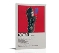 AETQWOEGEWE Control by Janet Jackson Poster Canvas Decoration Modern Art Posters Elegant Art Esthetic Print for Living Room Bed Room 20x30inch(50x75cm) Frame-style