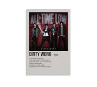 AETQWOEGEWE Dirty Work By All Time Low Poster Canvas Decoration Modern Art Posters Elegant Art Esthetic Print for Living Room Bed Room 08x12inch(20x30cm) Unframe-style