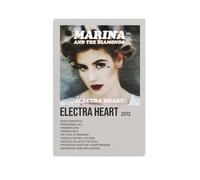 AETQWOEGEWE Electra Heart by Marina Poster Canvas Decoration Modern Art Posters Elegant Art Esthetic Print for Living Room Bed Room 08x12inch(20x30cm) Unframe-style