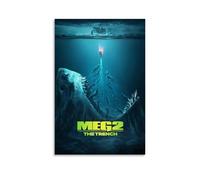 AETQWOEGEWE Meg 2 The Trench Poster Canvas Decoration Modern Art Posters Elegant Art Esthetic Print for Living Room Bed Room 12x18inch(30x45cm) Unframe-style