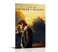 AETQWOEGEWE Under The Banner of Heaven Poster Canvas Decoration Modern Art Posters Elegant Art Esthetic Print for Living Room Bed Room 20x30inch(50x75cm) Frame-style