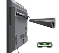 Aetubree Studless Drywall TV Mount,No Drill TV Wall Mount for 32-75 inch Flat Screen TVs, Ultra Slim TV Wall Brackets for Universal TV Up to 150lbs, VESA 600x400mm, No Stud, +5° Tilt, Easy Install