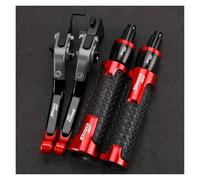 Aeuntyw for Aprilia SHIVER750 2007 2008 2009 2010 2011 2012 2013 2014 2015 2016 Motorcycle Brake Clutch Lever 7/8" 22MM Handlebar Grips(Design L)