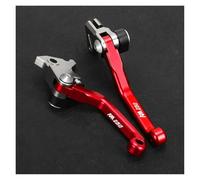 Aeuntyw for Suzuki RM250 2004 2005 2006 2007 2008 Off-Road Dirt Bike Motocross Folding Pivot Brake Clutch Levers Handle(Red)