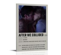 AEUYWQHKEKG After We Collided Posters Aesthetic Vintage Wall Art Canvas Poster Decorative Painting Living Room Bed Room Decor 24x36inch(60x90cm) Frame-style