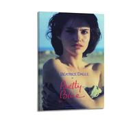 AEUYWQHKEKG Betty Blue Posters Aesthetic Vintage Wall Art Canvas Poster Decorative Painting Living Room Bed Room Decor 16x24inch(40x60cm) Frame-style