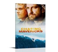 AEUYWQHKEKG Chasing Mavericks Posters Aesthetic Vintage Wall Art Canvas Poster Decorative Painting Living Room Bed Room Decor 24x36inch(60x90cm) Frame-style