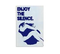 AEUYWQHKEKG Enjoy The Silence Posters Aesthetic Vintage Wall Art Canvas Poster Decorative Painting Living Room Bed Room Decor 20x30inch(50x75cm) Unframe-style