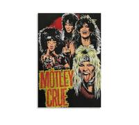 AEUYWQHKEKG Motley Crue Posters Aesthetic Vintage Wall Art Canvas Poster Decorative Painting Living Room Bed Room Decor 08x12inch(20x30cm) Unframe-style