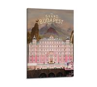 AEUYWQHKEKG The Grand Budapest Hotel Posters Aesthetic Vintage Wall Art Canvas Poster Decorative Painting Living Room Bed Room Decor 24x36inch(60x90cm) Frame-style