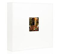 Aevdor 1000 Pockets Photo Album 4x6, Extra Large Capacity Leather Cover Wedding Family Picture Book Holds 1000 Horizontal and Vertical Picture, Acid-free Pages 4x6 Photo Album with Front Window, White