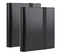 Aevdor Photo Album 8x10, 8x10 Photo Album Book Holds 68 Photos, Art Portfolio Binder for 8 x 10 Pictures, Photo Albums for 8x10 Photos, 10x8 Sheet Protector Folder for Photos, Kids Artwork, 2Pcs Black