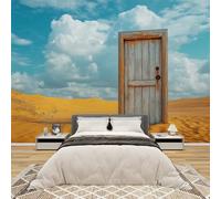 AevuCub Desert Landscape Wall Mural - 3D EffectModern Art Wall Art, Non-Woven Photo Wallpaper 3D Effect, 500x350 cm