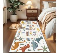 AevuCub Educational Dinosaur Runner Rugs for Hallway Non Slip 100x300cm