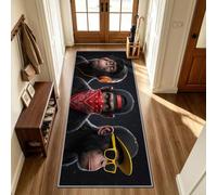 AevuCub Funny Monkey Runner Rugs for Hallway Non Slip 100x300cm