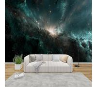 AevuCub Nebula Mural Wallpaper for Living Room Bedroom Decor - Cosmic Galactic Space Wall Mural, Kids Space Theme Wall Art, Non-Woven Photo Wallpaper 3D Effect, 400x280 cm