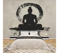 AevuCub Zen Wallpaper for Living Room - Yoga MeditationAsian Japanese Style Wall Art, Non-Woven Photo Wallpaper 3D Effect, 350x256 cm