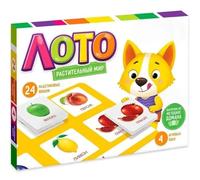 AEVVV Plant World Picture Lotto Board Game - Visual Matching & Memory. Education in Russian. Обучение на русском языке