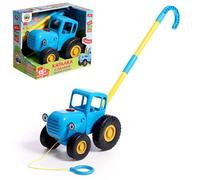 AEVVV Vintage Style Pull Along Tractor, Collectible Mechanical Toy, Retro Farm Vehicle Model, Battery Powered Sound Tractor, Decorative Display Piece(12+)