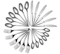AEX (24pc set) Basic Stainless Steel Cutlery Set Dishwasher Safe