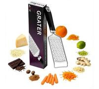 AEX Handheld Cheese Grater Lemon Zester Stainless Steel Fine Micro Hand Grater with Non Slip Handle Mini Grater for Hard Cheese Ginger Chocolate Citrus Garlic Nutmeg and Kitchen Food Prep
