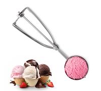 AEX Ice Cream Scoop with Easy Trigger 304 Stainless Steel Scoop for Ice Cream, Cookie, Meatball Scoop and Muffins Ice Cream Scooper (6cm)