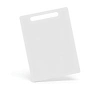 AEX Large Plastic Chopping Board - BPA Free Flexible Cutting Board with Non Slip Surface for Kitchens - Non-Slip Lightweight Chopping Board Plastic for Meat, Vegetables & Fruit - White