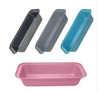 AEX Non-Stick Bread Loaf Tin - Durable Baking Trays for Homemade Loaves | Banana Bread, Meat Loaf & Pound Cake Bakeware - Oven Safe, Handwashable | Freezer Safe Cake Tins for Baking - Pink