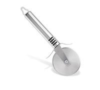 AEX Pizza Cutter Wheel - Stainless Steel Slicer with Finger Guard | Sharp Stainless Blade; Non-Slip Handle; Dishwasher Safe; Finger Guard