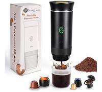 AEX Portable Coffee Maker with USB-C Self Heating, Compact Portable Espresso Machine for Ground Coffee, Single Cup Travel Coffee Maker for Office, Camping, Van Life and Everyday Use Daily Brewing UK