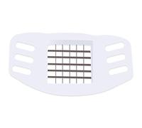 AEX Potato Chipper | Stainless Steel Chip Cutter & Garden Shredder | French Fries Cutter, Veggie Slicer & Boil Egg Chopper [White]