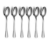 AEX Premium Collection Teaspoons, 18/0 Stainless Steel, Round Edge Pla
