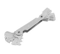 Aexit 0.5-2.0 UNF 2.5-7.0 UNC 20 Leaves Internal External Thread Screw Pitch Gauge 60 Degree (9de536fb826d65d6b5a4dc51e0a2f4c1)