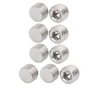 Aexit 1/2-inch Male Thread 9mm Height Hex Socket Flat Point Grub Screws 9pcs (0e7fbcd4f5f36fa5f23cca6114d14aea)