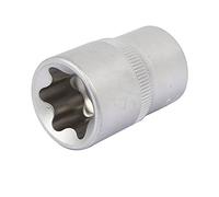Aexit 1/2" Square Drive 22mm 6 Point Metric Axle Nut E-Torx Socket Silver Tone (103ed5b7a5f1db3b73159b4ddf7981da)